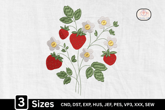 Cottagecore Floral Strawberry: A Merch Design Review