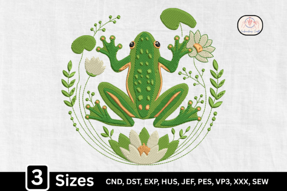 Cute Pond Animal Floral Frog: Seasonal Design Review