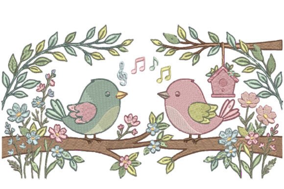 Cute Spring Birds Embroidery Design: A Business Review
