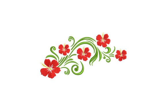 Hibiscus Flowers: A Craft Fair Embroidery Review