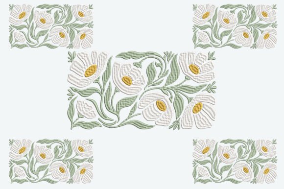 White Cosmos Flowers for Elegant Apparel