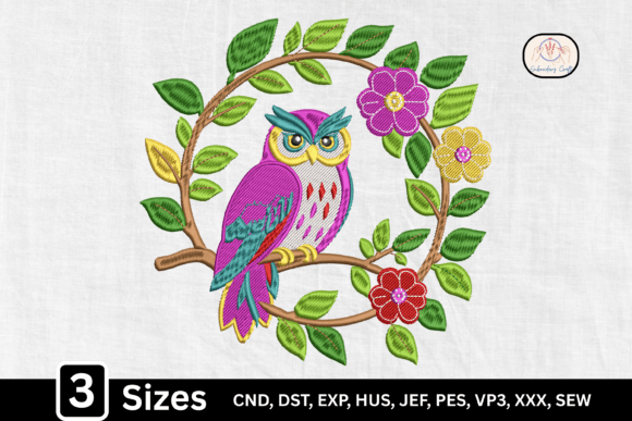 Wreath Bird Floral Owl: Holiday Design Review